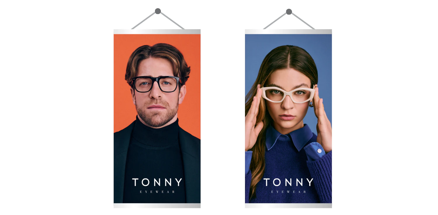 Baner dwustronny TONNY BM25_1