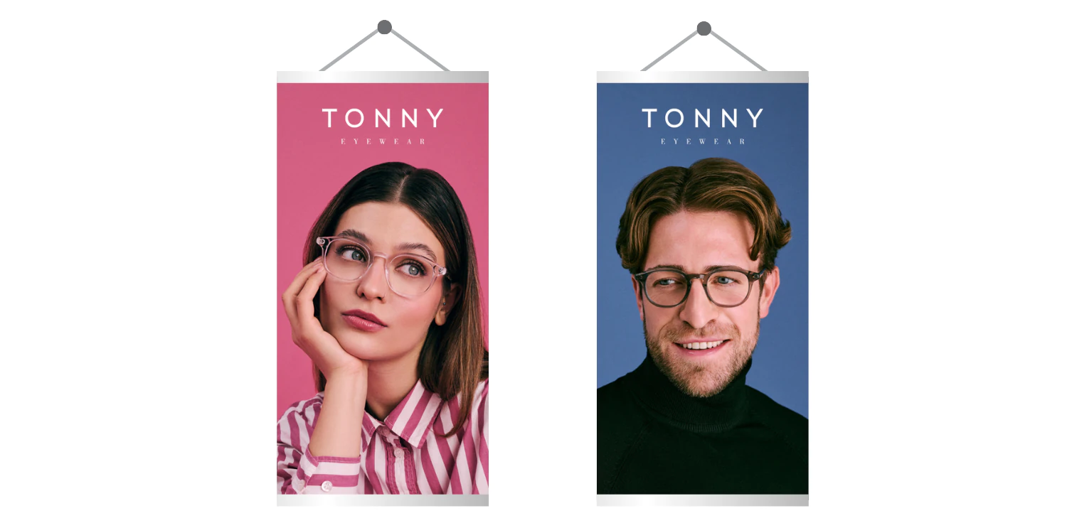 Baner dwustronny TONNY BM25_2