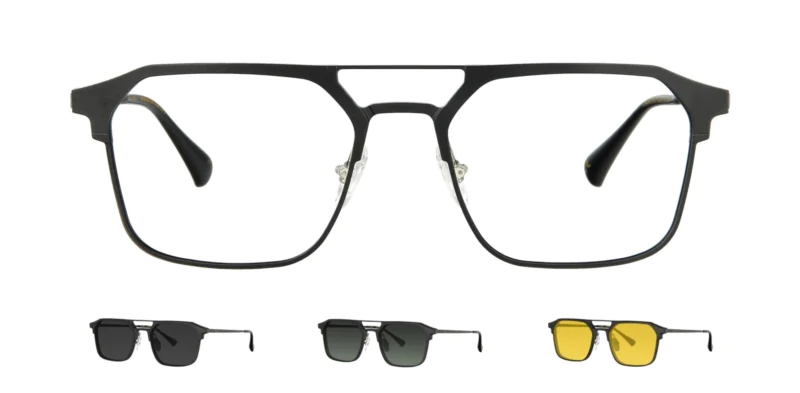 Oprawa z nakładkami clip-on TONNY 0056C2SET