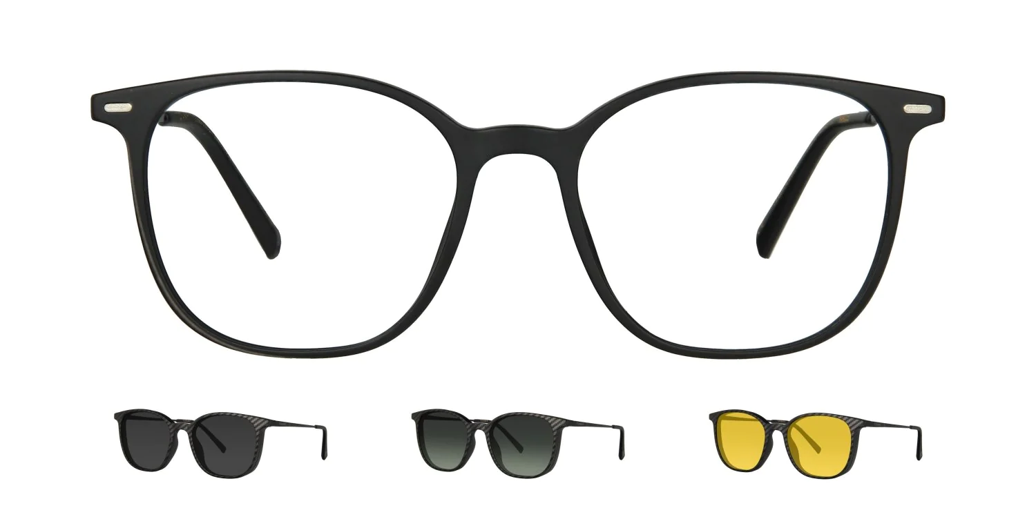 Oprawa z nakładkami clip-on TONNY 0063C2SET