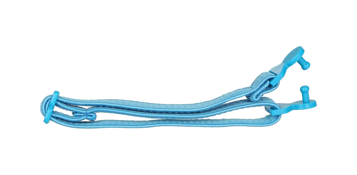 Regulowana gumka z haczykiem do okularów dla dzieci niebieska do modeli 3055, 3059