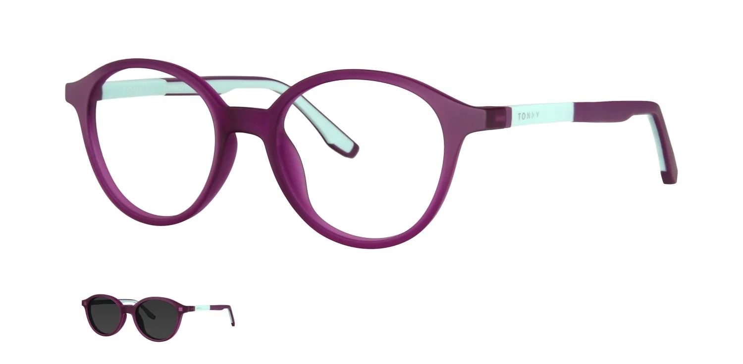 Oprawa z nakładką clip-on TONNY KIDS 0161C2